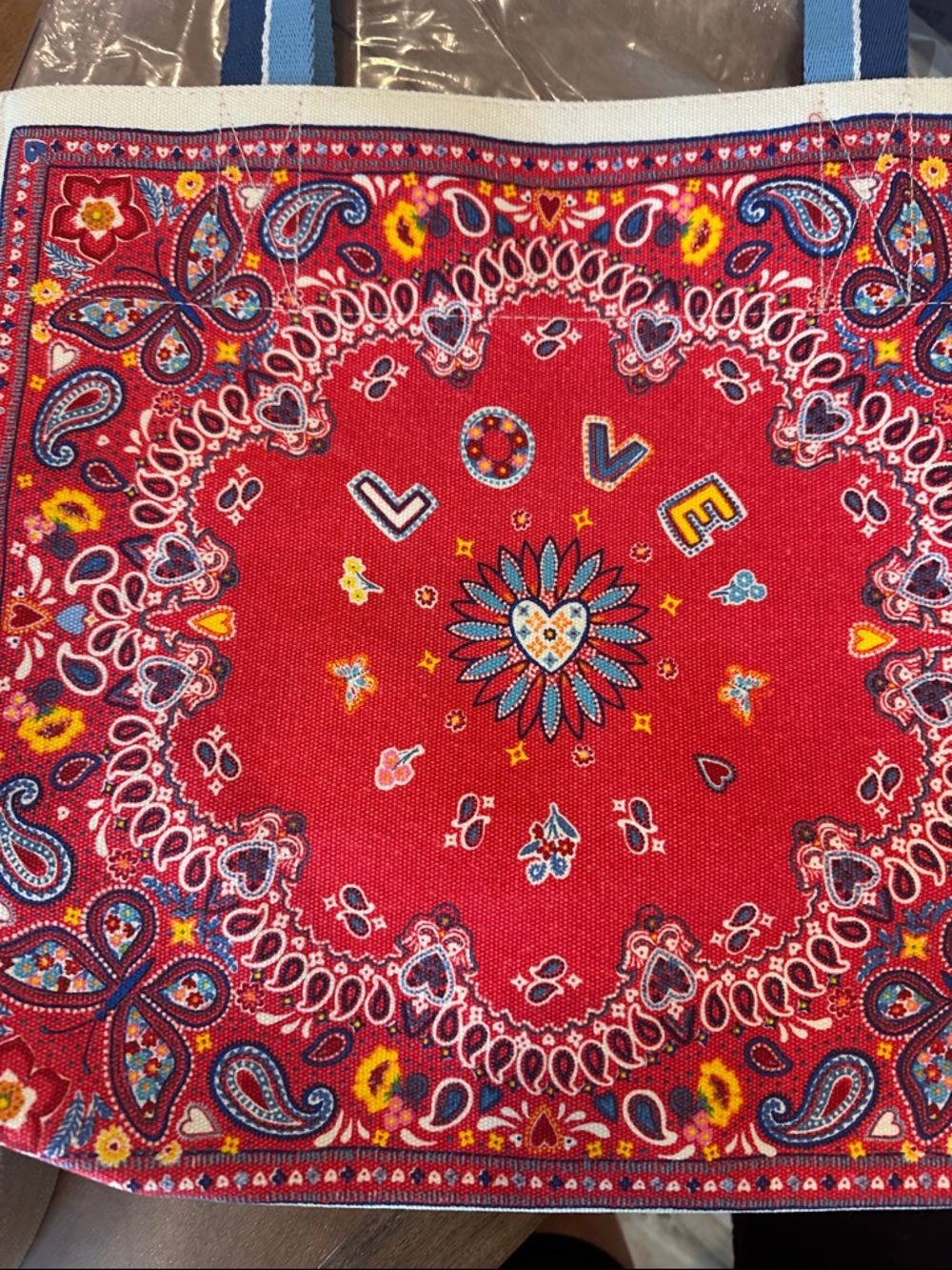 New Brighton Bandana Love Tote - Picture 4 of 6